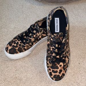 Steve Madden platform cheetah shoes